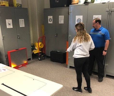 Occupational Safety & Health Management Program Conducts Fire Extinguisher Training